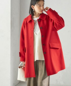 【シップス フォー ウィメン/SHIPS】の千鳥 / ソリッド ウール メルトン ステンカラー コート 人気、トレンドファッション・服の通販 founy(ファニー) ファッション Fashion レディースファッション Fashion for Women アウター Coat / Outerwear Collection コート・ロングコート・ピーコート Long Coats, Peacoats & More ショート Short, Short Length シンプル Simple, Minimal スリーブ Sleeve, Long Sleeve / Short Sleeve フラップ Flap, Flap Pocket ポケット Pocket, Pocket Detail メルトン Melton, Heavy Wool ロング Long, Long-Length おすすめ Recommended / Our Picks 2025年 2025 2025-2026秋冬・A/W Autumn/Winter 2025–26 AW25–26 |ID:prp329100004701027