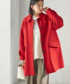 【シップス フォー ウィメン/SHIPS】の千鳥 / ソリッド ウール メルトン ステンカラー コート 人気、トレンドファッション・服の通販 founy(ファニー) ファッション Fashion レディースファッション Fashion for Women アウター Coat / Outerwear Collection コート・ロングコート・ピーコート Long Coats, Peacoats & More ショート Short, Short Length シンプル Simple, Minimal スリーブ Sleeve, Long Sleeve / Short Sleeve フラップ Flap, Flap Pocket ポケット Pocket, Pocket Detail メルトン Melton, Heavy Wool ロング Long, Long-Length おすすめ Recommended / Our Picks 2025年 2025 2025-2026秋冬・A/W Autumn/Winter 2025–26 AW25–26 thumbnail レッド|ID: prp329100004701027 ipo3291000000033943345