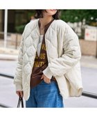 【コーエン/COEN】のノーカラー撥水キルティングブルゾン オーバーサイズ OFF WHITE|ID: prp329100004701030 ipo3291000000034903302