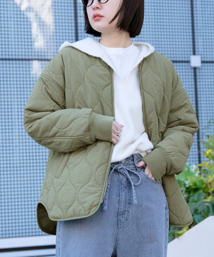 【コーエン/COEN】のノーカラー撥水キルティングブルゾン オーバーサイズ インテリア・キッズ・メンズ・レディースファッション・服の通販 founy(ファニー) https://founy.com/ ファッション Fashion レディースファッション Fashion for Women アウター Coat / Outerwear Collection ブルゾンジャケット・スポーティアウター Blouson Jackets インナー Innerwear 春 Spring キルティング Quilted, Quilting キルト Quilt, Quilted Fabric 軽量 Lightweight, Ultra Light スウェット / スエット Sweatshirt, Sweatwear スリット Slit, Slit Detail タートル Turtleneck, Turtle Collar デニム Denim, Jeans Material ブルゾン Blouson, Bomber Jacket ポケット Pocket, Pocket Detail ロング Long, Long-Length 冬 Winter / This Winter おすすめ Recommended / Our Picks |ID: prp329100004701030 ipo3291000000035005461