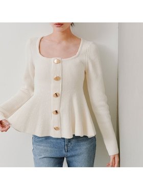 【スナイデル/SNIDEL】 スクエアネックペプラムニットプルオーバー人気、トレンドファッション・服の通販 founy(ファニー) ファッション Fashion レディースファッション Fashion for Women トップス・カットソー Cut & Sew Tops ニット Knit Tops & Sweaters カジュアルプルオーバー・ニットトップス Pullovers & Knit Tops / Casual Pullovers クラシカル Classical, Vintage-Inspired スクエア Square, Square Shape スマート Smart, Elegant フロント Front, Front Design ペプラム Peplum, Flared Hem ミドル Middle Length, Mid Height メタル Metal, Metal Parts おすすめ Recommended / Our Picks |ID:prp329100004701121