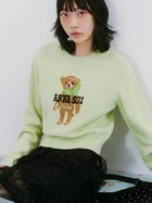 【リリーブラウン/Lily Brown】の【LILY BROWN ×ANNA SUI】バタフライLily Bearニット 人気、トレンドファッション・服の通販 founy(ファニー) ファッション Fashion レディースファッション Fashion for Women トップス・カットソー Cut & Sew Tops ニット Knit Tops & Sweaters ウォーム Warm Fabric コレクション Collection, Seasonal Line スペシャル Special, Limited Edition スマート Smart, Elegant 人気 Popular, Best Seller バタフライ Butterfly, Butterfly Motif フロント Front, Front Design モチーフ Motif, Design Theme thumbnail MNT[021]|ID: prp329100004701122 ipo3291000000033944134