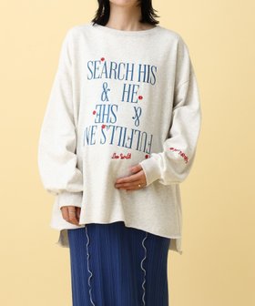 【レプシィム ローリーズファーム/LEPSIM LOWRYS FARM】の【産前・産後対応】マタニティ/裏毛ロゴ刺繍スウェット 人気、トレンドファッション・服の通販 founy(ファニー) ファッション Fashion キッズファッション Fashion for Kids おすすめ Recommended / Our Picks スウェット / スエット Sweatshirt, Sweatwear スリット Slit, Slit Detail デニム Denim, Jeans Material |ID:prp329100004701158