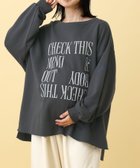 【レプシィム ローリーズファーム/LEPSIM LOWRYS FARM】の【産前・産後対応】マタニティ/裏毛ロゴ刺繍スウェット 人気、トレンドファッション・服の通販 founy(ファニー) ファッション Fashion キッズファッション Fashion for Kids おすすめ Recommended / Our Picks スウェット / スエット Sweatshirt, Sweatwear スリット Slit, Slit Detail デニム Denim, Jeans Material thumbnail チャコール19|ID: prp329100004701158 ipo3291000000034489913