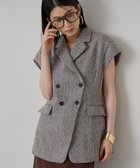 【パルグループ/PAL GROUP】の【Loungedress】キャップスリーブWジレ ブラウン|ID: prp329100004701212 ipo3291000000034003929