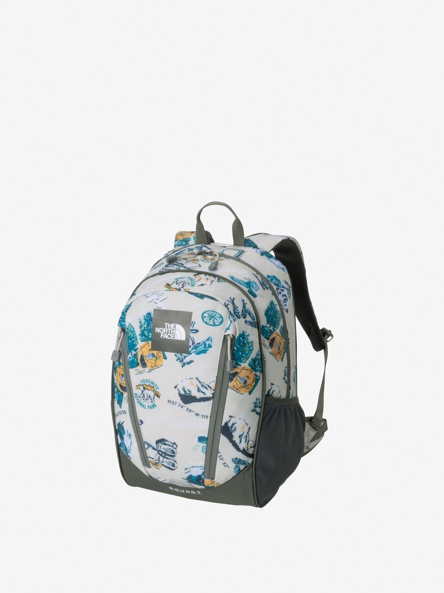 【ザ ノース フェイス/THE NORTH FACE / KIDS】の【公式】ラウンディ(キッズ) インテリア・キッズ・メンズ・レディースファッション・服の通販 founy(ファニー) 　ファッション　Fashion　キッズファッション　Fashion for Kids　ショルダー　Shoulder, Shoulder Strap　スリーブ　Sleeve, Long Sleeve / Short Sleeve　デイパック　Daypack, Casual Backpack　フィット　Fit, Slim Fit　フロント　Front, Front Design　ポケット　Pocket, Pocket Detail　メッシュ　Mesh, Net Fabric　リュック　Backpack, Rucksack　ヨセミテキャンプベージュ|ID: prp329100004701228 ipo3291000000034033892
