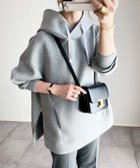【スタイルドア/STYLEDOOR】の【フードの立ち上がり◎】サイドジップダンボールニットフーディー 人気、トレンドファッション・服の通販 founy(ファニー) ファッション Fashion レディースファッション Fashion for Women トップス・カットソー Cut & Sew Tops ニット Knit Tops & Sweaters コンパクト Compact, Small Size ジップ Zip, Zipper スタイリッシュ Stylish, Fashionable ストレッチ Stretch, Stretchy Fabric スリット Slit, Slit Detail フロント Front, Front Design ポケット Pocket, Pocket Detail モダン Modern, Contemporary リラックス Relax, Relaxed Fit エレガント 上品 Elegant thumbnail グレー|ID: prp329100004701367 ipo3291000000034214249
