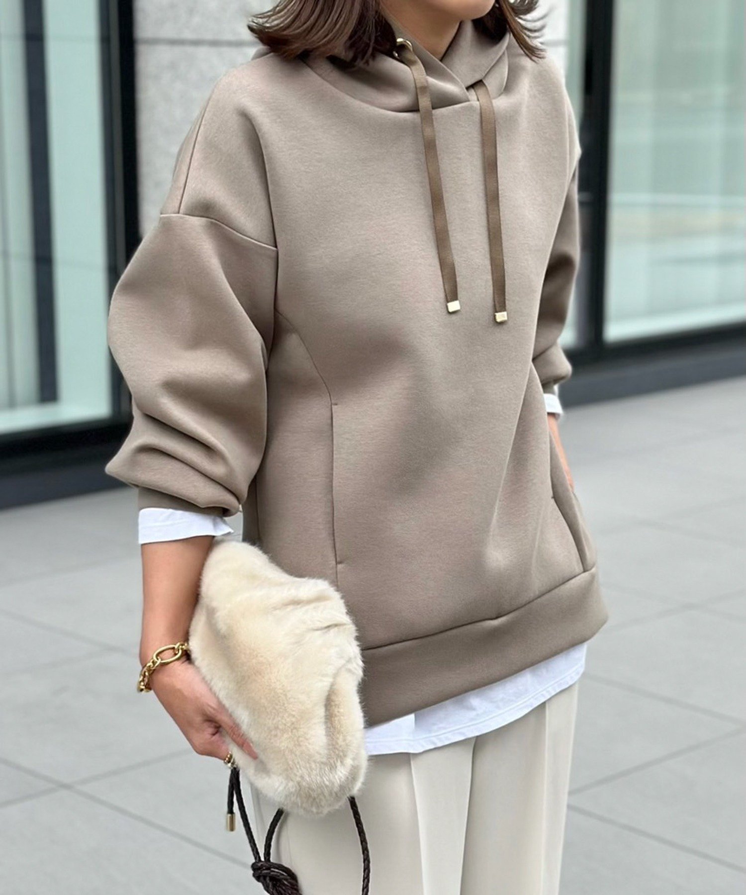 【スタイルドア/STYLEDOOR】の【フードの立ち上がり◎】サイドジップダンボールニットフーディー インテリア・キッズ・メンズ・レディースファッション・服の通販 founy(ファニー) 　ファッション　Fashion　レディースファッション　Fashion for Women　トップス・カットソー　Cut & Sew Tops　ニット　Knit Tops & Sweaters　コンパクト　Compact, Small Size　ジップ　Zip, Zipper　スタイリッシュ　Stylish, Fashionable　ストレッチ　Stretch, Stretchy Fabric　スリット　Slit, Slit Detail　フロント　Front, Front Design　ポケット　Pocket, Pocket Detail　モダン　Modern, Contemporary　リラックス　Relax, Relaxed Fit　エレガント 上品　Elegant　モカ|ID: prp329100004701367 ipo3291000000034723680