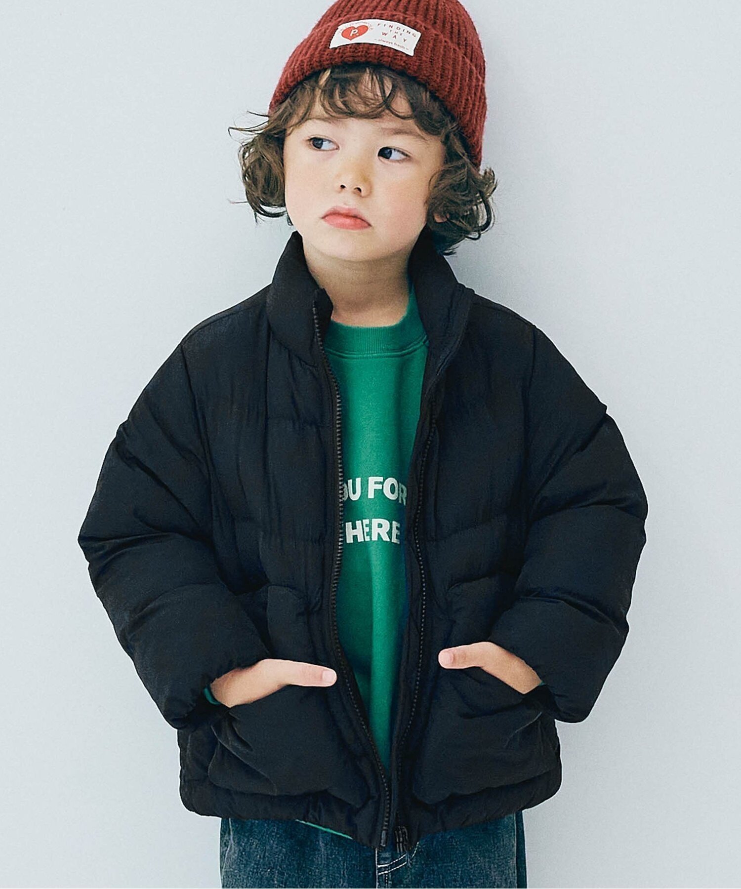 【エフオー オンラインストア/F.O.Online Store / KIDS】のほわほわ中綿のスタンドカラーパファージャケット マシンウォッシャブル 人気、トレンドファッション・服の通販 founy(ファニー) ファッション Fashion キッズファッション Fashion for Kids おすすめ Recommended / Our Picks イエロー Yellow スタンド Stand Collar, Upright Stand トレンド Trend, Trending Now ベーシック Basic, Essential ラベンダー Lavender ループ Loop, Loop Knit other-1|ID: prp329100004701392 ipo3291000000034593437