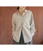 【グローバルワーク/GLOBAL WORK】のピーチサテンシャツ長袖/580827 人気、トレンドファッション・服の通販 founy(ファニー) ファッション Fashion レディースファッション Fashion for Women トップス・カットソー Cut & Sew Tops シャツ・ブラウス・オフィスカジュアル Elegant Blouses & Button-Ups インナー Innerwear サテン Satin, Glossy Fabric セットアップ Set-Up, Coordinated Outfit バランス Balance, Style Balance ピーチ Peach, Soft Touch ポケット Pocket, Pocket Detail ヨーク Yoke, Yoke Design 長袖 Long Sleeve, Full Sleeve thumbnail グレージュ50|ID: prp329100004701480 ipo3291000000034119901