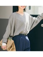【コカ/COCA】のドルマンスリーブVネックニット Lt.gray|ID: prp329100004701973 ipo3291000000034105163
