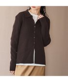 【コーエン/COEN】のウール混 襟付きリブニットカーディガン【YouTube紹介アイテム】 DK.BROWN|ID: prp329100004702001 ipo3291000000034401023