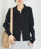 【コーエン/COEN】のウール混 襟付きリブニットカーディガン【YouTube紹介アイテム】 BLACK|ID: prp329100004702001 ipo3291000000034401026