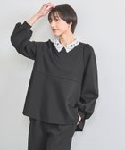 【ユナイテッドアローズ/UNITED ARROWS】のSPONGY ペプラム ブラウス BLACK|ID: prp329100004702010 ipo3291000000034002919