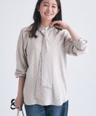 【インディヴィ/INDIVI】のジオメプリントボウタイブラウス 人気、トレンドファッション・服の通販 founy(ファニー) ファッション Fashion レディースファッション Fashion for Women トップス・カットソー Cut & Sew Tops シャツ・ブラウス・オフィスカジュアル Elegant Blouses & Button-Ups おすすめ Recommended / Our Picks インナー Innerwear クラシカル Classical, Vintage-Inspired スマート Smart, Elegant ツイル Twist, Twisted Detail トレンド Trend, Trending Now フリル Frill, Ruffle プリント Print, Printed Pattern ボトム Bottoms, Lower Wear 秋 Autumn thumbnail グレージュ|ID: prp329100004702090 ipo3291000000034077871