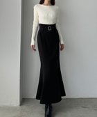【ジュノア/JUNOAH】のLouere ハイウエストスカート 人気、トレンドファッション・服の通販 founy(ファニー) ファッション Fashion レディースファッション Fashion for Women スカート Skirts thumbnail ブラック|ID: prp329100004702107 ipo3291000000033999602