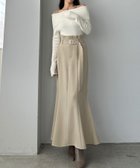 【ジュノア/JUNOAH】のLouere ハイウエストスカート 人気、トレンドファッション・服の通販 founy(ファニー) ファッション Fashion レディースファッション Fashion for Women スカート Skirts thumbnail アイボリー|ID: prp329100004702107 ipo3291000000033999607