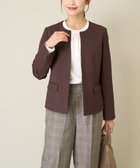 【アー ヴェー ヴェー/a.v.v】の【洗える/イージーケア/UVカット/ストレッチ】スカルノテックスキーネックジャケット 人気、トレンドファッション・服の通販 founy(ファニー) ファッション Fashion レディースファッション Fashion for Women アウター Coat / Outerwear Collection レディースジャケット・軽アウター Jackets 洗える Machine Washable クロップド Cropped, Short Length 今季 This Season, Current Season ジャケット Jacket, Outerwear ストレッチ Stretch, Stretchy Fabric ストレート Straight, Straight Cut スリット Slit, Slit Detail セットアップ Set-Up, Coordinated Outfit 定番 Standard, Basic Item パターン Pattern, Design Print フォーマル Formal, Dressy ベーシック Basic, Essential ポケット Pocket, Pocket Detail メランジ Melange, Mixed Yarn 楽ちん Easy Fit, Comfortable ワイド Wide, Wide Fit 再入荷 Restock / Back in Stock ビジネス 仕事 通勤 Business / Work / Commuting thumbnail ブラウン|ID: prp329100004702123 ipo3291000000033952610
