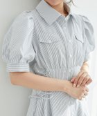 【マジェスティック レゴン/MAJESTIC LEGON】のサイドレースアップシャツワンピース オフ/柄|ID: prp329100004702135 ipo3291000000033952688