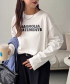 【ディスコート/Discoat】の【ユニセックス】MAGNOLIAロゴロンT 人気、トレンドファッション・服の通販 founy(ファニー) ファッション Fashion レディースファッション Fashion for Women トップス・カットソー Cut & Sew Tops ロングTシャツ・Tシャツ Longline T-Shirts & Tees インナー Innerwear コンパクト Compact, Small Size シンプル Simple, Minimal ジャケット Jacket, Outerwear ビッグ Big, Oversized ワイド Wide, Wide Fit thumbnail ブラック|ID: prp329100004702138 ipo3291000000034000079