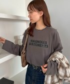 【ディスコート/Discoat】の【ユニセックス】MAGNOLIAロゴロンT 人気、トレンドファッション・服の通販 founy(ファニー) ファッション Fashion レディースファッション Fashion for Women トップス・カットソー Cut & Sew Tops ロングTシャツ・Tシャツ Longline T-Shirts & Tees インナー Innerwear コンパクト Compact, Small Size シンプル Simple, Minimal ジャケット Jacket, Outerwear ビッグ Big, Oversized ワイド Wide, Wide Fit thumbnail チャコールグレー|ID: prp329100004702138 ipo3291000000034000083