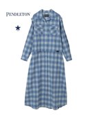 【コンバーストウキョウ/CONVERSE TOKYO】の【PENDLETON】FLANNEL CHECKED MULTI DRESS 人気、トレンドファッション・服の通販 founy(ファニー) ファッション Fashion レディースファッション Fashion for Women ワンピース Dresses フォーマル・パーティードレス・結婚式用ドレス Elegant & Casual Dresses クラシック Classic, Timeless Style コレクション Collection, Seasonal Line スウェット / スエット Sweatshirt, Sweatwear チェック Check, Plaid, Tartan ベスト Vest, Waistcoat モダン Modern, Contemporary ロング Long, Long-Length おすすめ Recommended / Our Picks thumbnail サックスブルー|ID: prp329100004702154 ipo3291000000033952806