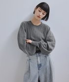 【アダム エ ロペ/ADAM ET ROPE'】の【WEB限定】・【サステナブル】ニュアンススリーブニットプルオーバー 人気、トレンドファッション・服の通販 founy(ファニー) ファッション Fashion レディースファッション Fashion for Women トップス・カットソー Cut & Sew Tops ニット Knit Tops & Sweaters カジュアルプルオーバー・ニットトップス Pullovers & Knit Tops / Casual Pullovers 2026年 2026 おすすめ Recommended / Our Picks ギャザー Gathered, Ruffled コンパクト Compact, Small Size ショート Short, Short Length シンプル Simple, Minimal スリーブ Sleeve, Long Sleeve / Short Sleeve フィット Fit, Slim Fit フォルム Silhouette, Form ボトム Bottoms, Lower Wear ラウンド Round, Round Neck ロング Long, Long-Length A/W・秋冬 Autumn/Winter thumbnail グレー(07)|ID: prp329100004702176 ipo3291000000034298595