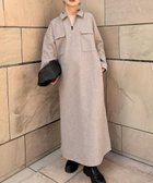 【セレクトモカ/SELECT MOCA】の【人気インフルエンサーコラボbySON】フロントジップワンピース 人気、トレンドファッション・服の通販 founy(ファニー) ファッション Fashion レディースファッション Fashion for Women ワンピース Dresses おすすめ Recommended / Our Picks シンプル Simple, Minimal スニーカー Sneakers, Trainers フラップ Flap, Flap Pocket ポケット Pocket, Pocket Detail 人気 Popular, Best Seller thumbnail グレイッシュベージュ-01|ID: prp329100004702225 ipo3291000000033953340