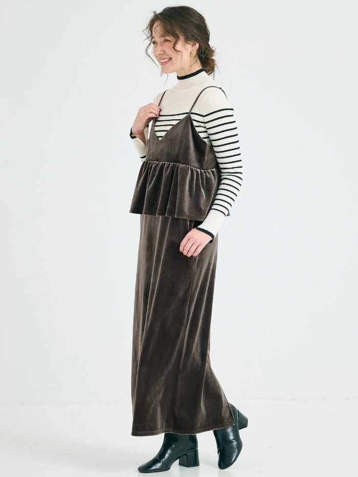 【コカ/COCA】のベロアドッキングキャミワンピース インテリア・キッズ・メンズ・レディースファッション・服の通販 founy(ファニー) https://founy.com/ ファッション Fashion レディースファッション Fashion for Women ワンピース Dresses キャミソールワンピース Camisole Dresses インナー Innerwear キャミワンピース Cami Dress, Slip Dress ギャザー Gathered, Ruffled 切替 Switching, Contrast Panel シューズ Shoes, Footwear ショート Short, Short Length シンプル Simple, Minimal スニーカー Sneakers, Trainers タートル Turtleneck, Turtle Collar ドッキング Docking, Mixed Material バレエ Ballet, Ballet Style フェミニン Feminine, Girly ベロア Velour, Soft Velvet ポケット Pocket, Pocket Detail 無地 Plain, Solid Color ロング Long, Long-Length A/W・秋冬 Autumn/Winter おすすめ Recommended / Our Picks エレガント 上品 Elegant 2025年 2025 2025-2026秋冬・A/W Autumn/Winter 2025–26 AW25–26 |ID: prp329100004702233 ipo3291000000033953410