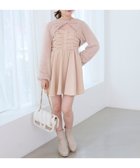 【マジェスティック レゴン/MAJESTIC LEGON】のふわふわニット×ミニワンピセット ピンクベージュ|ID: prp329100004702299 ipo3291000000033953828