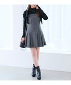 【マジェスティック レゴン/MAJESTIC LEGON】のショルダーリボンミニワンピース グレー柄|ID: prp329100004702301 ipo3291000000033953838