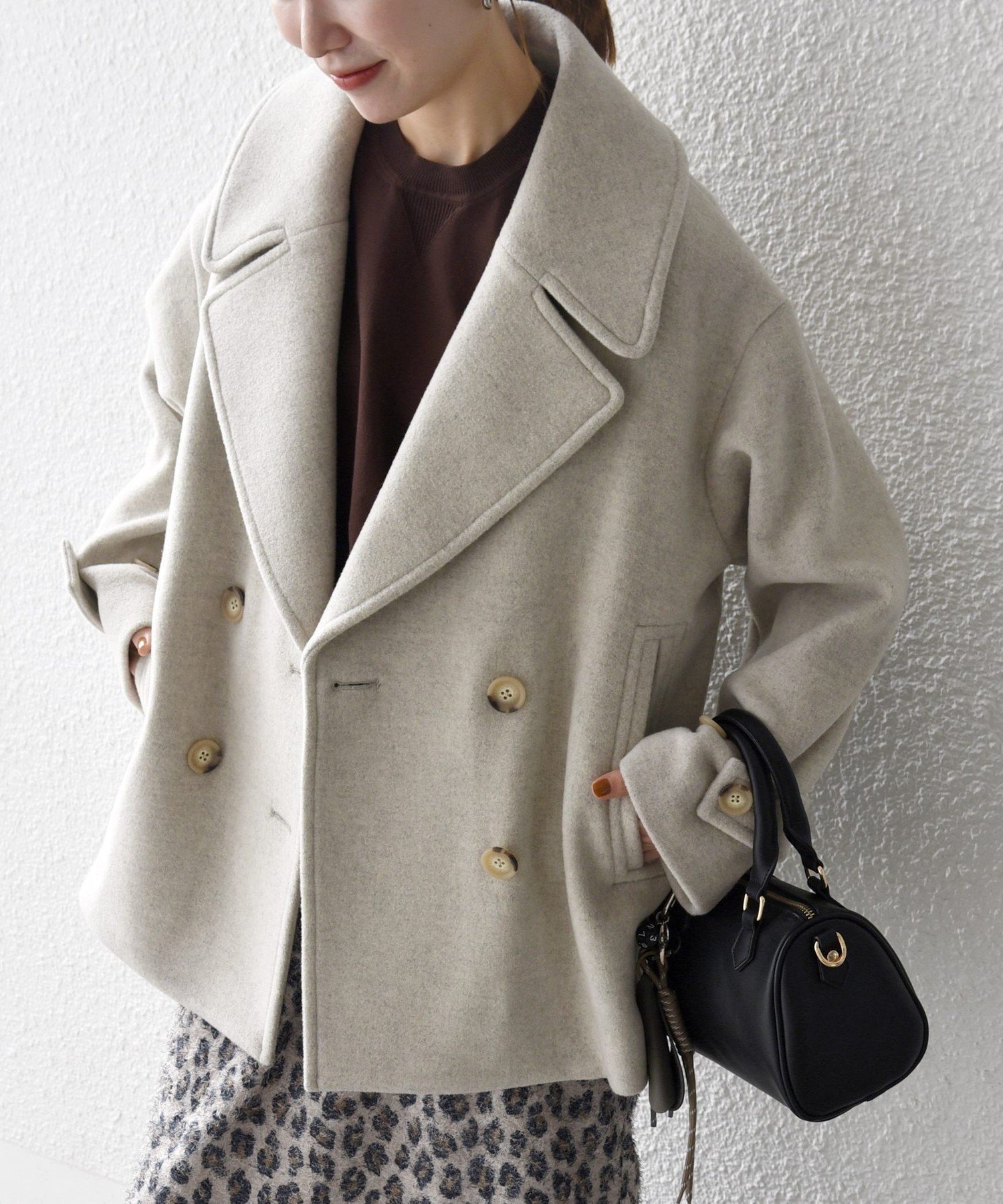 【シップス フォー ウィメン/SHIPS】のSHIPS any カシミヤ ミックス テーラード ショート Pコート 人気、トレンドファッション・服の通販 founy(ファニー) ファッション Fashion レディースファッション Fashion for Women アウター Coat / Outerwear Collection コート・ロングコート・ピーコート Long Coats, Peacoats & More Pコート Pea Coats ショート Short, Short Length スウェット / スエット Sweatshirt, Sweatwear テーラード Tailored, Tailored Fit トレーナー Sweatshirt, Trainer バランス Balance, Style Balance ビッグ Big, Oversized フェミニン Feminine, Girly ミックス Mix, Mixed Style おすすめ Recommended / Our Picks エレガント 上品 Elegant 2025年 2025 2025-2026秋冬・A/W Autumn/Winter 2025–26 AW25–26 other-1|ID: prp329100004702309 ipo3291000000034631597