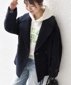 【シップス フォー ウィメン/SHIPS】のSHIPS any カシミヤ ミックス テーラード ショート Pコート ネイビー|ID: prp329100004702309 ipo3291000000034631603