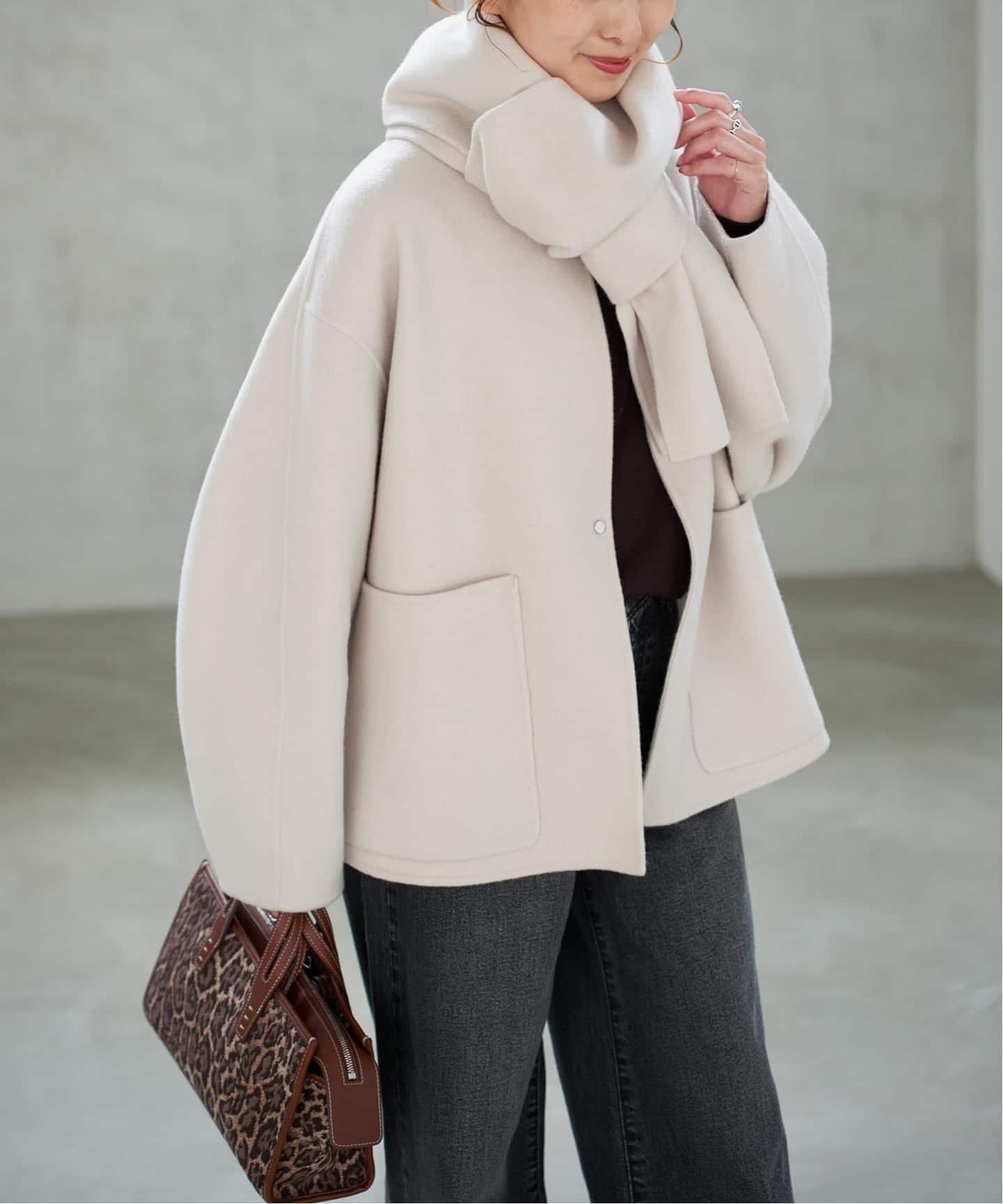 【スピック&スパン/Spick & Span】の《追加》ビーバーストール付きセットコート インテリア・キッズ・メンズ・レディースファッション・服の通販 founy(ファニー) 　ファッション　Fashion　レディースファッション　Fashion for Women　アウター　Coat / Outerwear Collection　コート・ロングコート・ピーコート　Long Coats, Peacoats & More　ショート　Short, Short Length　ストール　Stole, Wrap　エレガント 上品　Elegant　ベージュ|ID: prp329100004702390 ipo3291000000034787109