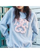 【スナイデル/SNIDEL】の【WEB限定/ボアコレクション】ロゴモチーフスウェット LGRY[005]|ID:prp329100004702402