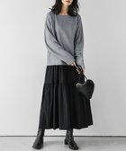 【ラジュール/Lajour】のプルオーバードッキングワンピース 人気、トレンドファッション・服の通販 founy(ファニー) ファッション Fashion レディースファッション Fashion for Women ワンピース Dresses エレガント 上品 Elegant シンプル Simple, Minimal スウェット / スエット Sweatshirt, Sweatwear ティアードスカート Tiered Skirt, Flounced Skirt ドッキング Docking, Mixed Material thumbnail グレー|ID: prp329100004702442 ipo3291000000034331891