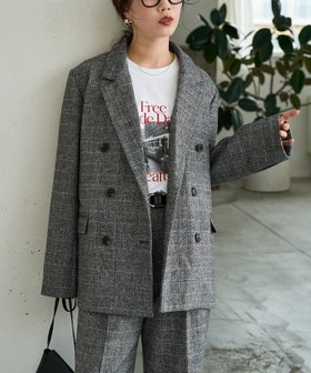 【フリークスストア/FREAK'S STORE】のヘリンボーン チェック ジャケット(セットアップ対応)【限定展開】 25AW 人気、トレンドファッション・服の通販 founy(ファニー) ファッション Fashion レディースファッション Fashion for Women アウター Coat / Outerwear Collection レディースジャケット・軽アウター Jackets クラシック Classic, Timeless Style ジャケット Jacket, Outerwear セットアップ Set-Up, Coordinated Outfit ダブル Double, Double-Breasted チェック Check, Plaid, Tartan デニム Denim, Jeans Material マニッシュ Mannish, Boyish ワイド Wide, Wide Fit A/W・秋冬 Autumn/Winter 冬 Winter / This Winter おすすめ Recommended / Our Picks エレガント 上品 Elegant 2025年 2025 2025-2026秋冬・A/W Autumn/Winter 2025–26 AW25–26 |ID:prp329100004702497
