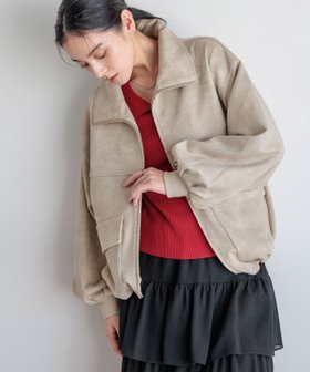 【ローリーズファーム/LOWRYS FARM】 レザーボリュームブルゾン人気、トレンドファッション・服の通販 founy(ファニー) ファッション Fashion レディースファッション Fashion for Women アウター Coat / Outerwear Collection ブルゾンジャケット・スポーティアウター Blouson Jackets おすすめ Recommended / Our Picks ショート Short, Short Length ジップ Zip, Zipper スタンド Stand Collar, Upright Stand デニム Denim, Jeans Material ドローコード Drawcord, Drawstring Cord ブルゾン Blouson, Bomber Jacket 秋 Autumn 羽織 Haori, Light Jacket |ID:prp329100004702577