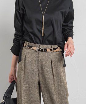 【ロートレ アモン/LAUTRE AMONT】の【AULENTTI/オウレンティ】ハラコベルト 人気、トレンドファッション・服の通販 founy(ファニー) ファッション Fashion レディースファッション Fashion for Women ベルト&ウエストマーク Belts & Waist Accessories イタリア Italy スマート Smart, Elegant トレンド Trend, Trending Now |ID:prp329100004702602