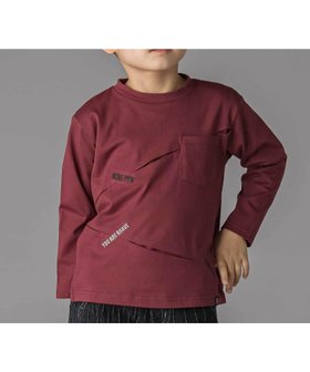 【ベベ オンライン ストア/BEBE ONLINE STORE / KIDS】のタックプリーツ刺しゅうロングTシャツ(95~160cm) 人気、トレンドファッション・服の通販 founy(ファニー) ファッション Fashion キッズファッション Fashion for Kids 2025年 2025 2025-2026秋冬・A/W Autumn/Winter 2025–26 AW25–26 スタンダード Standard, Basic トレンド Trend, Trending Now バランス Balance, Style Balance プリーツ Pleats, Pleated ロング Long, Long-Length 定番 Standard, Basic Item A/W・秋冬 Autumn/Winter |ID:prp329100004702612