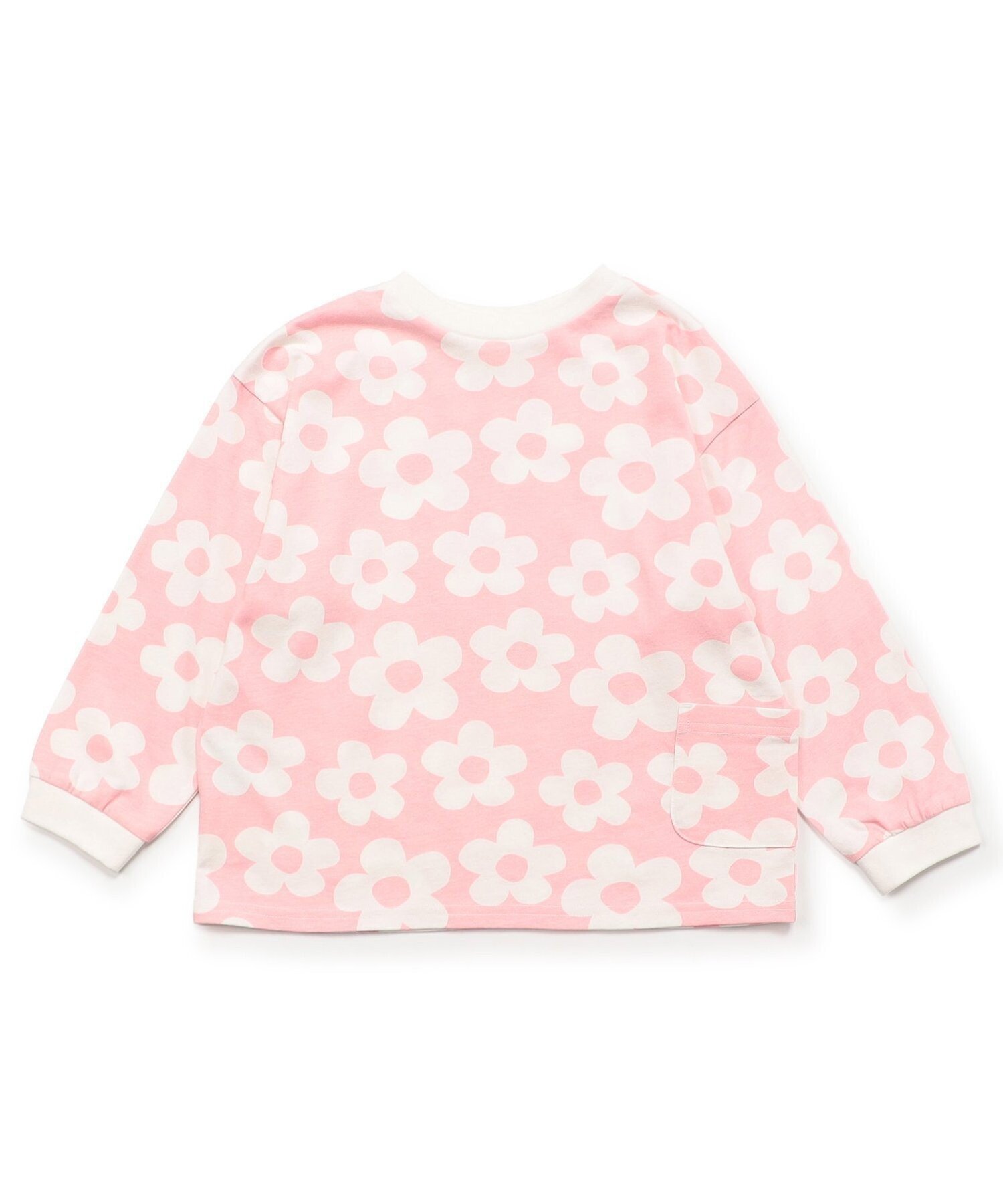 【エフオー オンラインストア/F.O.Online Store / KIDS】の【前後着用OK】どっちも正解 DAISUKI 総柄ロンT インテリア・キッズ・メンズ・レディースファッション・服の通販 founy(ファニー) 　ファッション　Fashion　キッズファッション　Fashion for Kids　2025年　2025　2025-2026秋冬・A/W　Autumn/Winter 2025–26 AW25–26　トレーナー　Sweatshirt, Trainer　人気　Popular, Best Seller　今季　This Season, Current Season　定番　Standard, Basic Item　長袖　Long Sleeve, Full Sleeve　ピンク|ID: prp329100004702626 ipo3291000000034123427