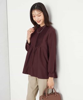 【アー ヴェー ヴェー/a.v.v】のピンタックフレアブラウス 人気、トレンドファッション・服の通販 founy(ファニー) ファッション Fashion レディースファッション Fashion for Women トップス・カットソー Cut & Sew Tops シャツ・ブラウス・オフィスカジュアル Elegant Blouses & Button-Ups 秋 Autumn 切替 Switching, Contrast Panel シンプル Simple, Minimal デニム Denim, Jeans Material 再入荷 Restock / Back in Stock おすすめ Recommended / Our Picks ビジネス 仕事 通勤 Business / Work / Commuting |ID:prp329100004702636