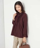 【アー ヴェー ヴェー/a.v.v】のピンタックフレアブラウス 人気、トレンドファッション・服の通販 founy(ファニー) ファッション Fashion レディースファッション Fashion for Women トップス・カットソー Cut & Sew Tops シャツ・ブラウス・オフィスカジュアル Elegant Blouses & Button-Ups 秋 Autumn 切替 Switching, Contrast Panel シンプル Simple, Minimal デニム Denim, Jeans Material 再入荷 Restock / Back in Stock おすすめ Recommended / Our Picks ビジネス 仕事 通勤 Business / Work / Commuting thumbnail パープル|ID: prp329100004702636 ipo3291000000033957782