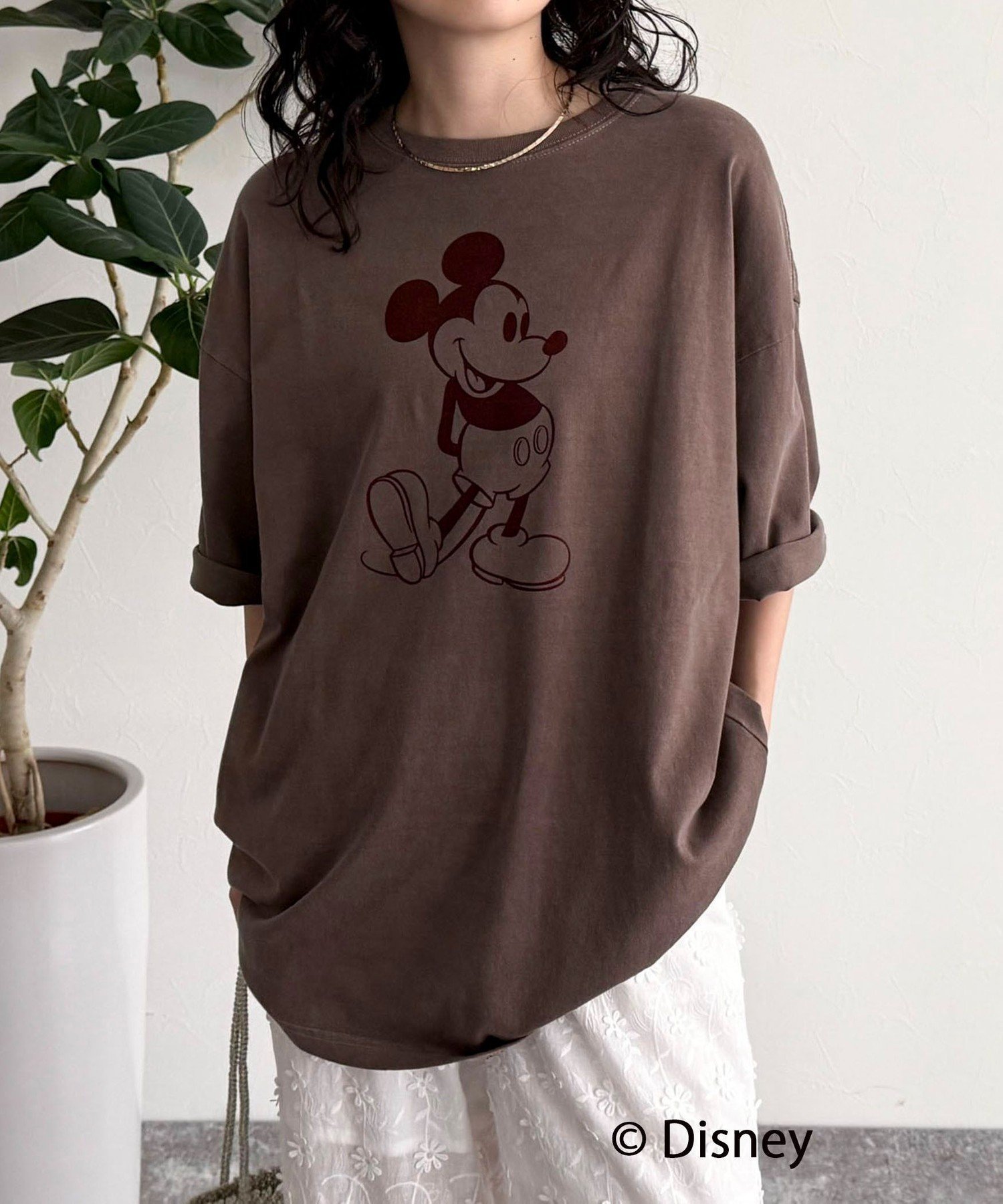 【フレディ&グロスター/FREDY&GLOSTER】の【GOOD ROCK SPEED/グッドロックスピード】Mickey フロッキープリントBIGTシャツ 人気、トレンドファッション・服の通販 founy(ファニー) 　ファッション　Fashion　レディースファッション　Fashion for Women　トップス・カットソー　Cut & Sew Tops　シャツ・ブラウス・オフィスカジュアル　Elegant Blouses & Button-Ups　ロングTシャツ・Tシャツ　Longline T-Shirts & Tees　ヴィンテージ　Vintage Style　グラフィック　Graphic, Graphic Design　ビッグ　Big, Oversized　プリント　Print, Printed Pattern　2025年　2025　2025-2026秋冬・A/W　Autumn/Winter 2025–26 AW25–26　 other-1|ID: prp329100004702637 ipo3291000000033957801
