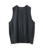 【マーコート/MARcourt】のmizuiro ind プリーツヘムVネックベスト 人気、トレンドファッション・服の通販 founy(ファニー) ファッション Fashion レディースファッション Fashion for Women アウター Coat / Outerwear Collection トップス・カットソー Cut & Sew Tops ベスト&ジレ / 重ね着スタイル Vests & Gilets Vネックトップス V-Neck Tops / V-Cut Neckline Shirts インナー Innerwear ノースリーブ Sleeveless, No-Sleeve プリーツ Pleats, Pleated ベスト Vest, Waistcoat ポケット Pocket, Pocket Detail エレガント 上品 Elegant 夏 Summer 無地 Plain, Solid Color 秋 Autumn thumbnail ネイビー|ID: prp329100004702662 ipo3291000000034585940