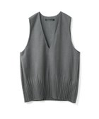 【マーコート/MARcourt】のmizuiro ind プリーツヘムVネックベスト 人気、トレンドファッション・服の通販 founy(ファニー) ファッション Fashion レディースファッション Fashion for Women アウター Coat / Outerwear Collection トップス・カットソー Cut & Sew Tops ベスト&ジレ / 重ね着スタイル Vests & Gilets Vネックトップス V-Neck Tops / V-Cut Neckline Shirts インナー Innerwear ノースリーブ Sleeveless, No-Sleeve プリーツ Pleats, Pleated ベスト Vest, Waistcoat ポケット Pocket, Pocket Detail エレガント 上品 Elegant 夏 Summer 無地 Plain, Solid Color 秋 Autumn thumbnail グレー|ID: prp329100004702662 ipo3291000000034585942