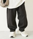 【デビロック/devirock / KIDS】のよくばりストレッチ ツイル ルーズタックパンツ チノパンツ ロングパンツ 25AW ブラック|ID: prp329100004702665 ipo3291000000034100226