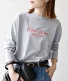 【シップス フォー ウィメン/SHIPS】の【SHIPS any別注】MONMIMI 洗濯機可能 ロゴ プリント ロンTEE 25AW 人気、トレンドファッション・服の通販 founy(ファニー) ファッション Fashion レディースファッション Fashion for Women トップス・カットソー Cut & Sew Tops ロングTシャツ・Tシャツ Longline T-Shirts & Tees 2025年 2025 2025-2026秋冬・A/W Autumn/Winter 2025–26 AW25–26 スリーブ Sleeve, Long Sleeve / Short Sleeve プリント Print, Printed Pattern ロング Long, Long-Length 人気 Popular, Best Seller 別注 Limited Edition, Custom Order thumbnail ライトブルー|ID: prp329100004702780 ipo3291000000033959155