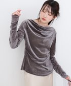 【バブ ブージュルード/Bab Bou Jeloud】のシアーベロアドレーププルオーバー 人気、トレンドファッション・服の通販 founy(ファニー) ファッション Fashion レディースファッション Fashion for Women トップス・カットソー Cut & Sew Tops カジュアルプルオーバー・ニットトップス Pullovers & Knit Tops / Casual Pullovers ベロアトップス Velour Tops / Velvet-Look Items 秋 Autumn サテン Satin, Glossy Fabric シアー Sheer, See-Through シューズ Shoes, Footwear シンプル Simple, Minimal スマート Smart, Elegant チェック Check, Plaid, Tartan デニム Denim, Jeans Material ドレープ Drape, Draping Fabric バレエ Ballet, Ballet Style フロント Front, Front Design ベロア Velour, Soft Velvet 再入荷 Restock / Back in Stock おすすめ Recommended / Our Picks エレガント 上品 Elegant thumbnail GRAY|ID: prp329100004702824 ipo3291000000033978712