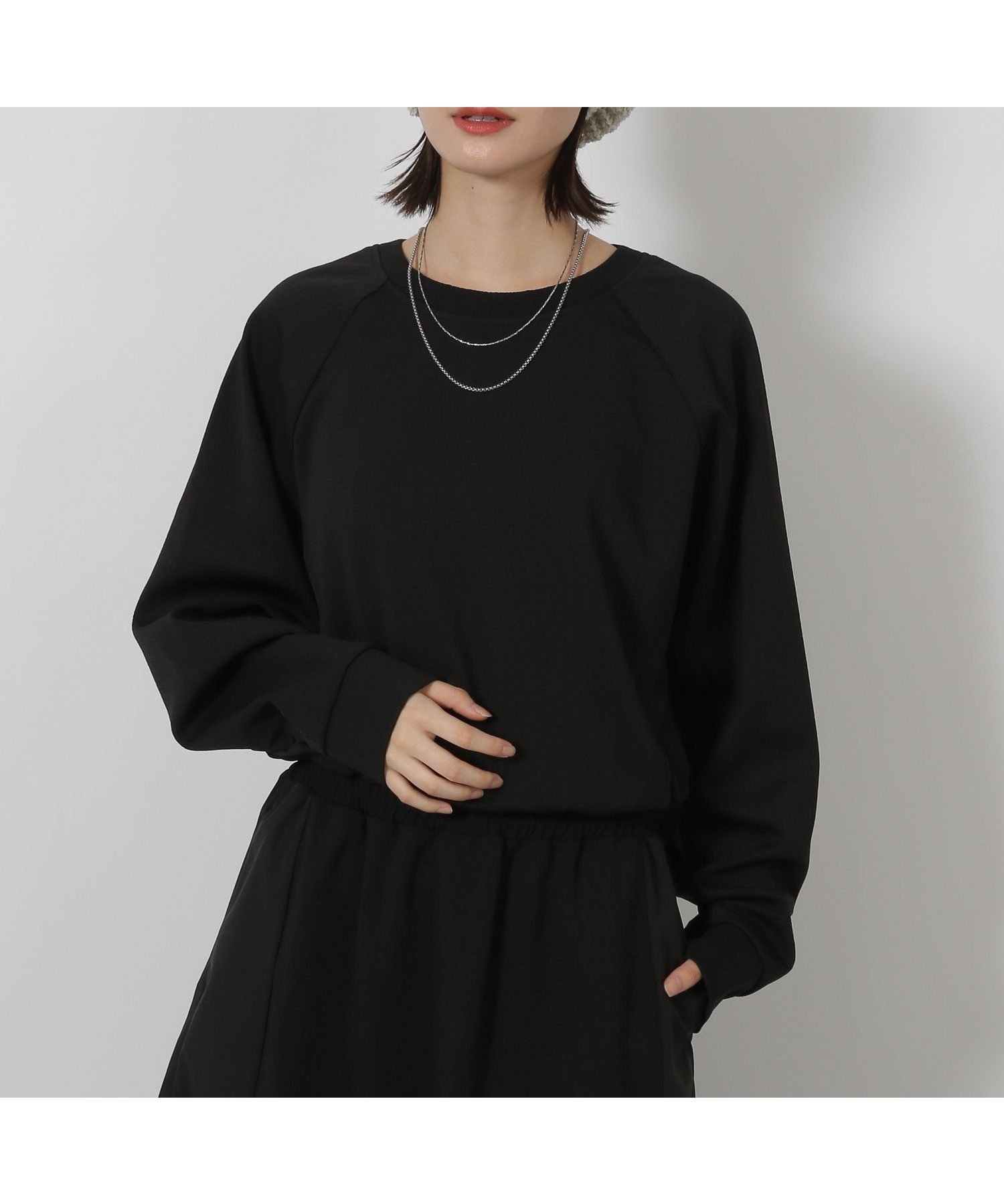 【ラコレ/LAKOLE】の布帛切替カットプルオーバー インテリア・キッズ・メンズ・レディースファッション・服の通販 founy(ファニー) 　ファッション　Fashion　レディースファッション　Fashion for Women　トップス・カットソー　Cut & Sew Tops　カジュアルプルオーバー・ニットトップス　Pullovers & Knit Tops / Casual Pullovers　おすすめ　Recommended / Our Picks　カットソー　Cut and Sewn Top　スリーブ　Sleeve, Long Sleeve / Short Sleeve　セットアップ　Set-Up, Coordinated Outfit　デニム　Denim, Jeans Material　切替　Switching, Contrast Panel　ブラック|ID: prp329100004702828 ipo3291000000034000811